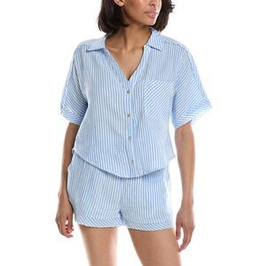 Luxe Always Womens  Shirt, Blue